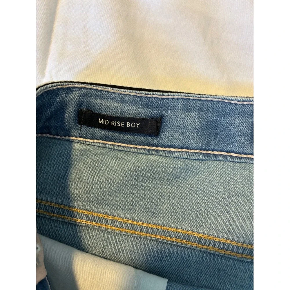 Calvin Klein Jeans Denim Jacket & Skirt Set‎ Distressed Light Wash Size 12